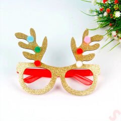 Yılbaşı Gözlük - Altın