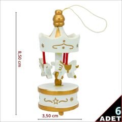 Mini Atlı Karınca, 8,5cm x 3,5cm - 6 Adet