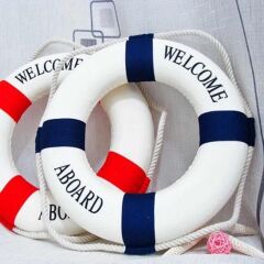 Dekoratif Can Simidi, 25 cm, Lacivert