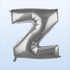 Z Harf Gümüş Folyo Balon - 76 cm