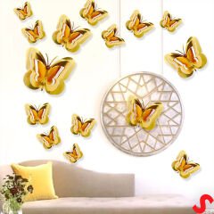 3 Boyutlu Döner Sarkıt 11 Adet Kelebek Tavan SüS Seti
