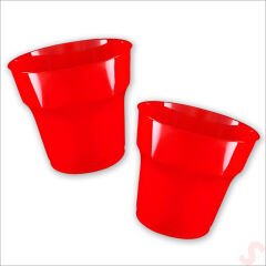 Plastik Bardak, 24 Adet - Kırmızı