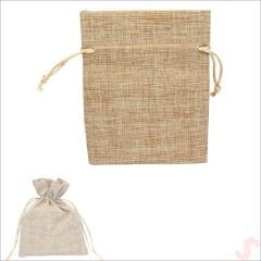 Natürel Jüt Kese, 10cm x 13cm - 12 Adet