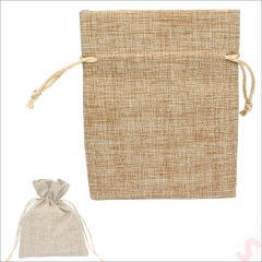 Natürel Jüt Kese, 12cm x 15cm - 12 Adet