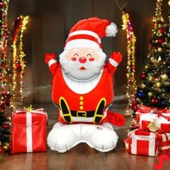 Noel Baba Folyo Balon 59cm x 35cm