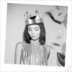 Plastik Kral Tacı - Gümüş