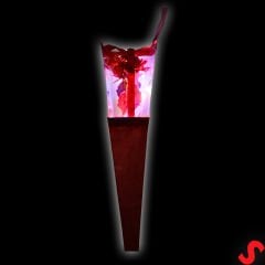 Kutulu ve Led Işıklı Sonsuzluk Gülü, 35cm - Kırmızı