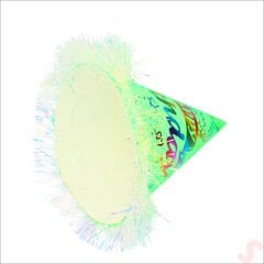 Hologram Happy Birthday Şapka, 24cm x 1 Adet - Yeşil