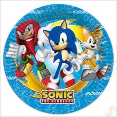 Sonic, Karton Tabak - 23cm x 8 Adet