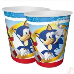 Sonic Kirpi, Karton Bardak - 8 Adet