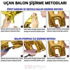 Köpek Balığı Folyo Balon - 90 cm x 50 cm