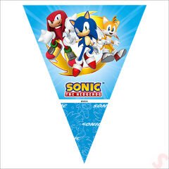 Sonic Üçgen Bayrak Flama - 2,90 mt