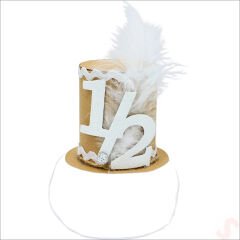 1/2 Yarım Yaş Kraft Karton, Tüylü Melon Şapka