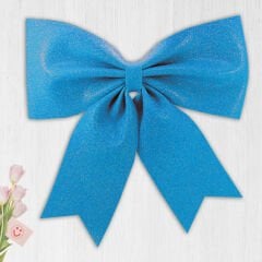 Simli Eva Fiyonk, 40 cm x 33 cm - Mavi