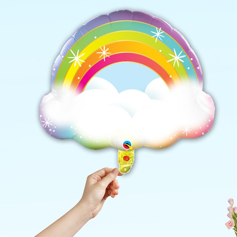 Gökkuşağı Rainbow Folyo Balon, 60 cm