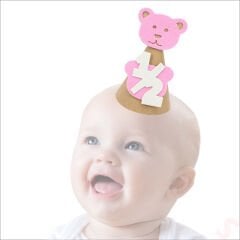 1/2 Yarım Yaş Kraft Külah Şapka - Pembe