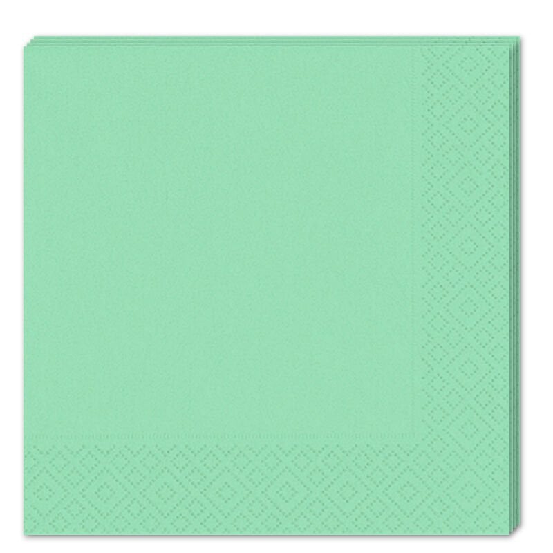 Makaron Peçete, 33 x 33 cm - 16 Adet - Yeşil
