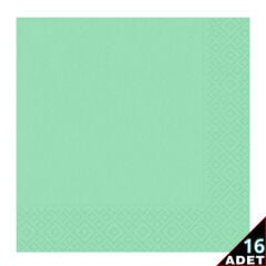 Makaron Peçete, 33 x 33 cm - 16 Adet - Yeşil