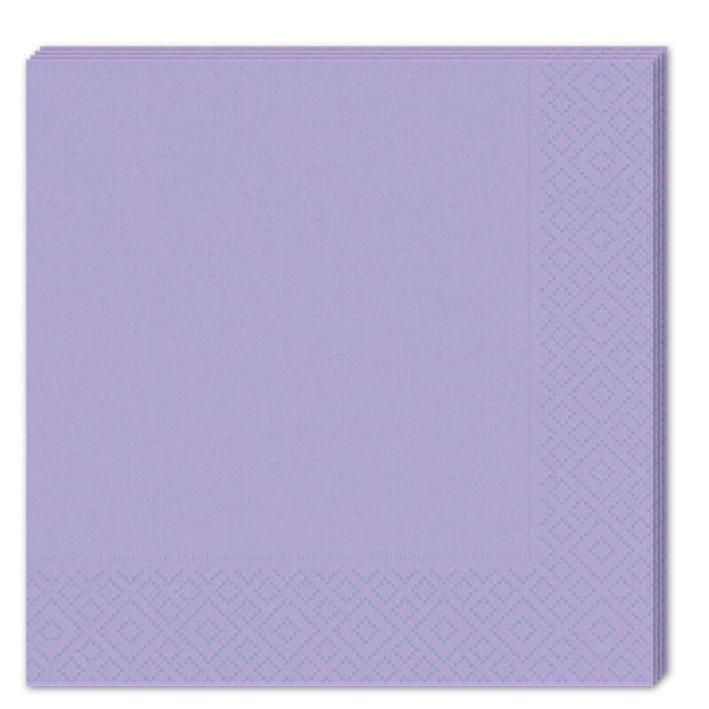 Makaron Peçete, 33 x 33 cm - 16 Adet - Lila