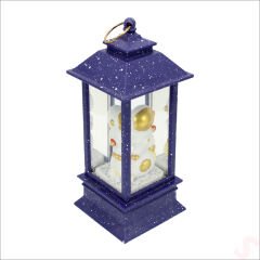 Uçuşan Simli,12,5cm x 5cm Led Işıklı Astronot Fener Küre - D