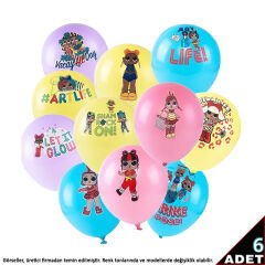 LoL Bebek Surprisel 30cm Balon - 6 Adet