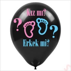 Kız Mı ? & Erkek Mi ? Cinsiyet Partisi Balonu - 8 Adet