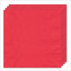 Kırmızı Peçete - 33cm x 33cm - 20 Adet