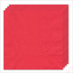 Kırmızı Peçete - 33cm x 33cm - 20 Adet
