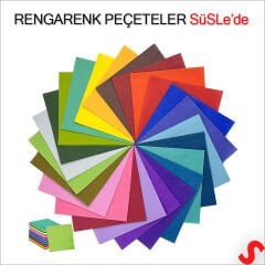 Kırmızı Peçete - 33cm x 33cm - 20 Adet