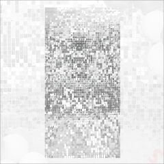 Işıltılı Pul Payetli Arka Fon Paneli, 90cm x 180cm - Gümüş