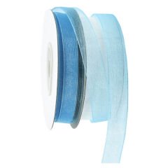 Organze Kurdele, 1,00 cm x 23 mt -  6 Renk Seçenekli - PEMBE