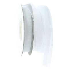 Organze Kurdele, 1,00 cm x 23 mt -  6 Renk Seçenekli - PEMBE