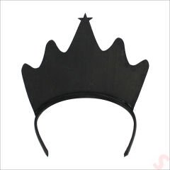 Birthday Girl Taç, Siyah - Altın, 1 Adet