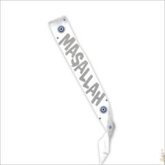 Sünnet Maşallah Kuşak, 6cm x 170 cm - Gümüş