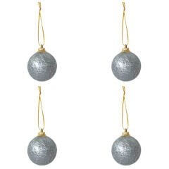 Yılbaşı Ağacı 20 Parça SüSleme Seti - Gümüş