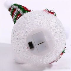 Renk Değiştiren Pilli, Led Kardan Adam - 15cm x 6cm