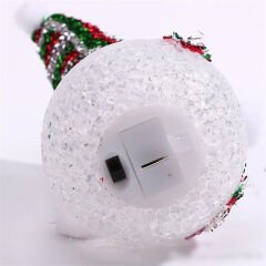 Renk Değiştiren Pilli, Led Kardan Adam - 15cm x 6cm