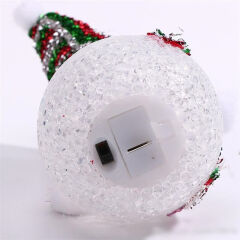 Renk Değiştiren Pilli, Led Kardan Adam - 15cm x 6cm