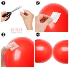 Balon Yapıştırma Bandı ( Balon Hariç ) - 100 Adet