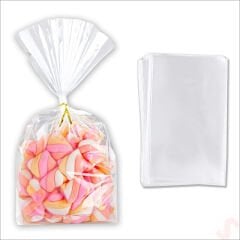 Kurabiye ve Şeker Poşeti 20cm x 10cm - 25 Adet