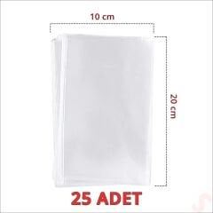 Kurabiye ve Şeker Poşeti 20cm x 10cm - 25 Adet