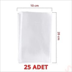 Kurabiye ve Şeker Poşeti 20cm x 10cm - 25 Adet