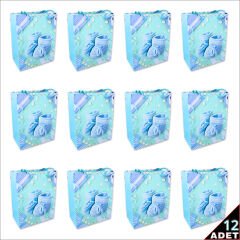 Karton Çanta, Patik Model Mavi 23 x 18 x 10 cm - 12 Adet