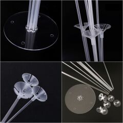 Balon Standı, 7 Çubuklu - 70 cm (Balonlar Hariç)