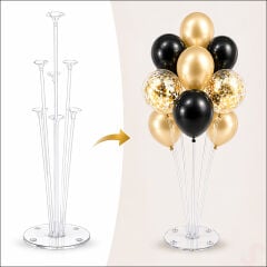 Balon Standı, 7 Çubuklu - 70 cm (Balonlar Hariç)