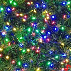 Pilli ve Animasyonlu 50 Led x 5 mt - Çok Renkli Led Işık