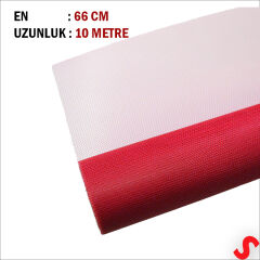 SüSLeme Tülü Grek Tül Rulo, 66 cm x 10 mt - Kırmızı