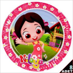 Niloya Karton Tabak - 23cm x 8 Adet