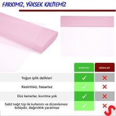 SüSLeme Tülü Kristal Tül, 3 mt en x 1 mt uzunluk - Pembe