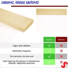 SüSLeme Tülü Kristal Tül, 3 mt en x 1 mt uzunluk - Krem